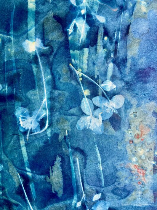 Cyanotype en kakemono avec deux impressions – Image 2